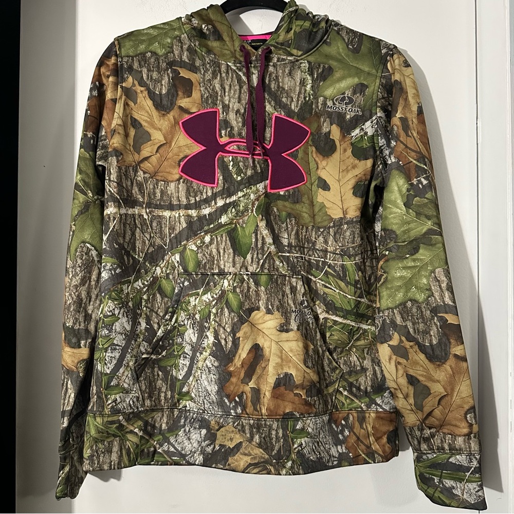 Under Armour Camo Sweatshirt Hoodie size small
